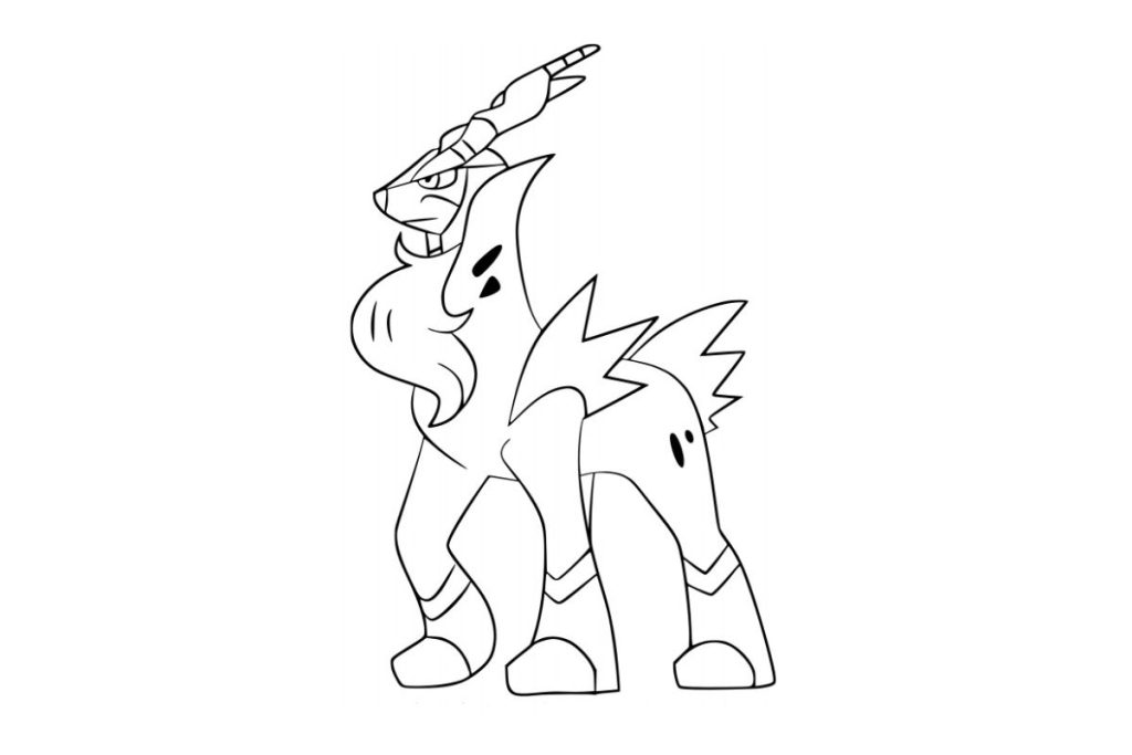 coloriage pokemon cobaltium