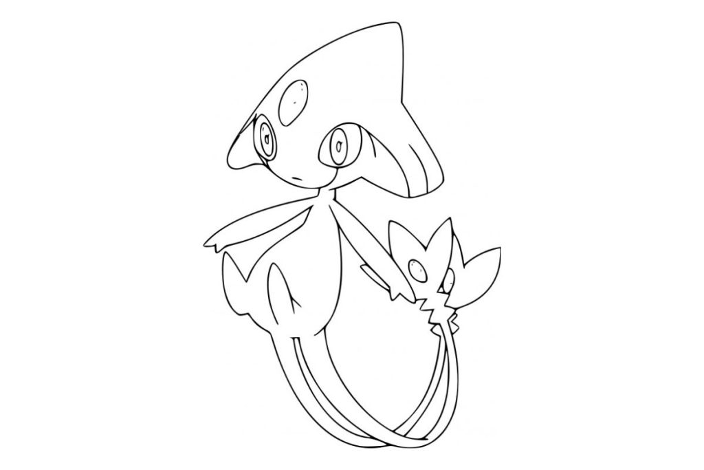 coloriage pokemon créfadet