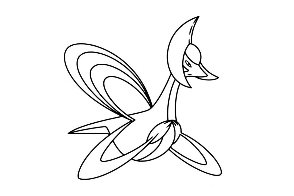 coloriage pokemon cresselia
