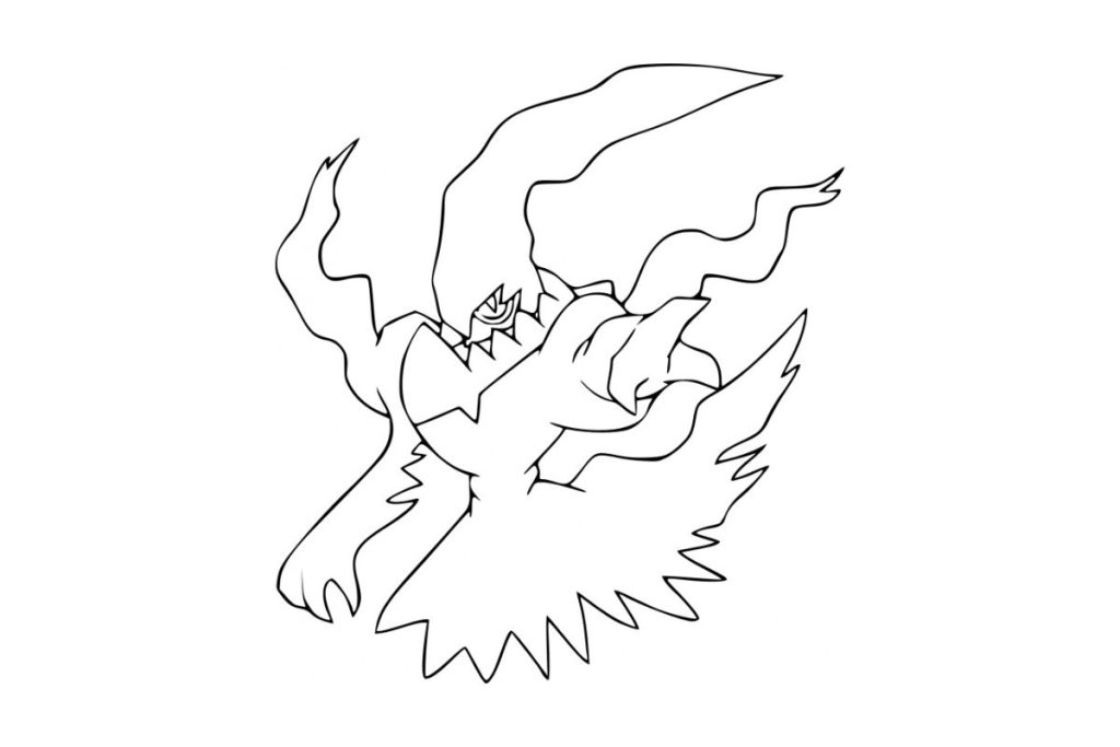 coloriage pokemon darkrai