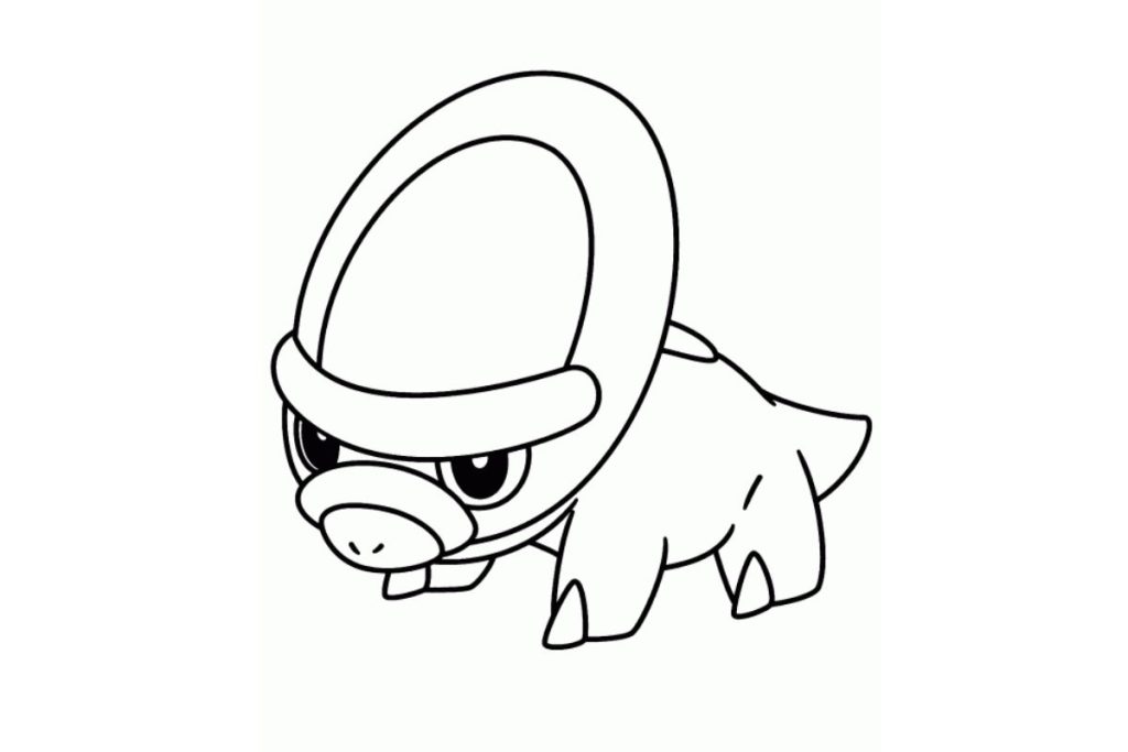 coloriage pokemon dinoclier