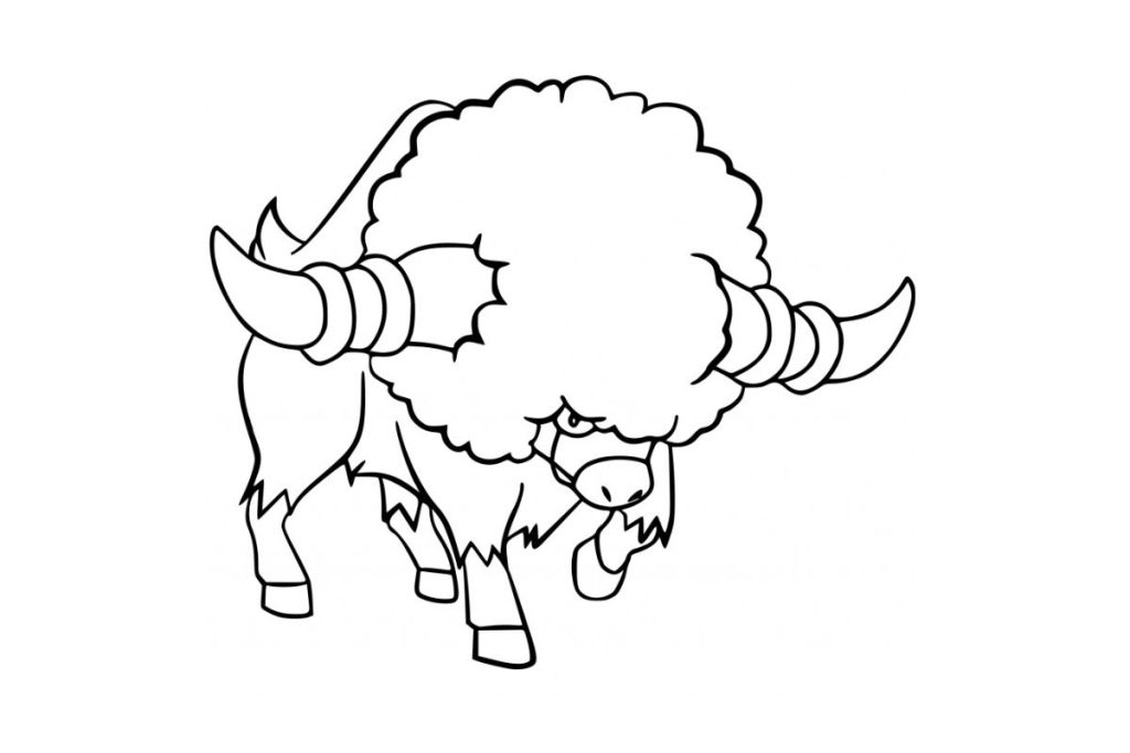 coloriage pokemon frison