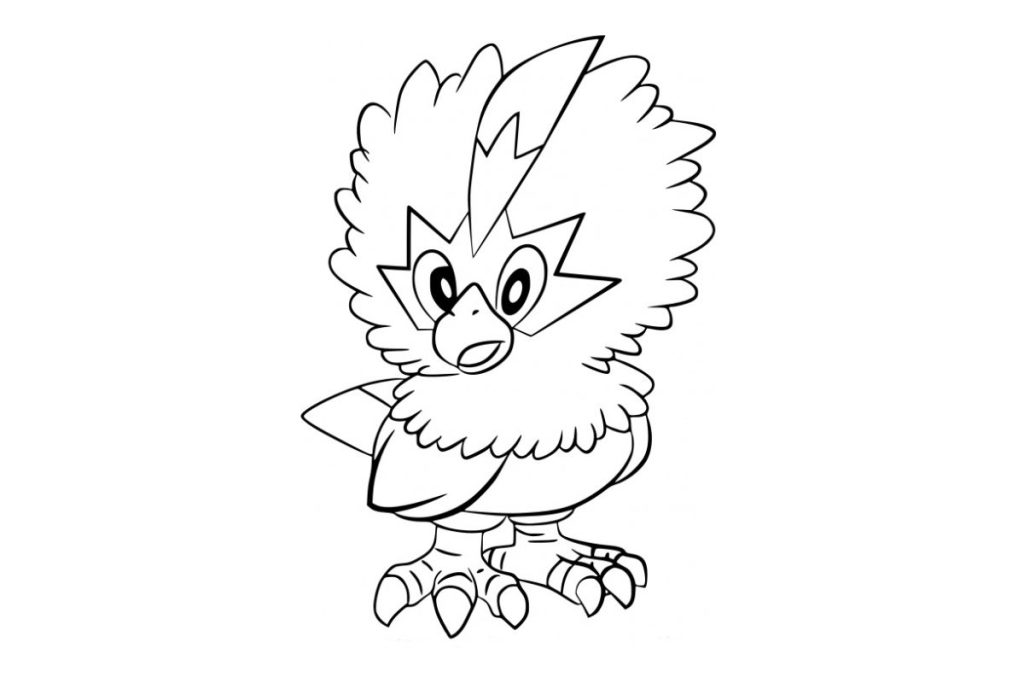 coloriage pokemon furaiglon