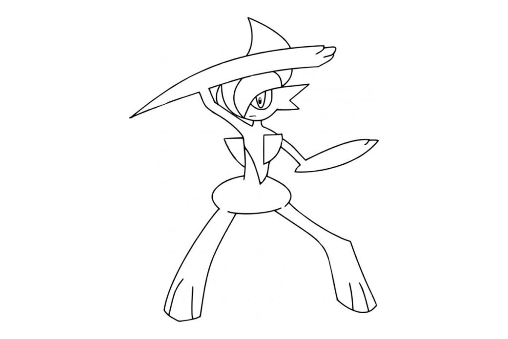 coloriage pokemon gallame