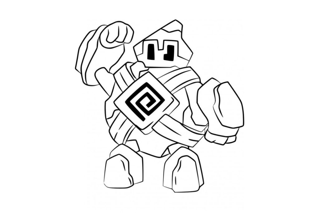 coloriage pokemon gringolem