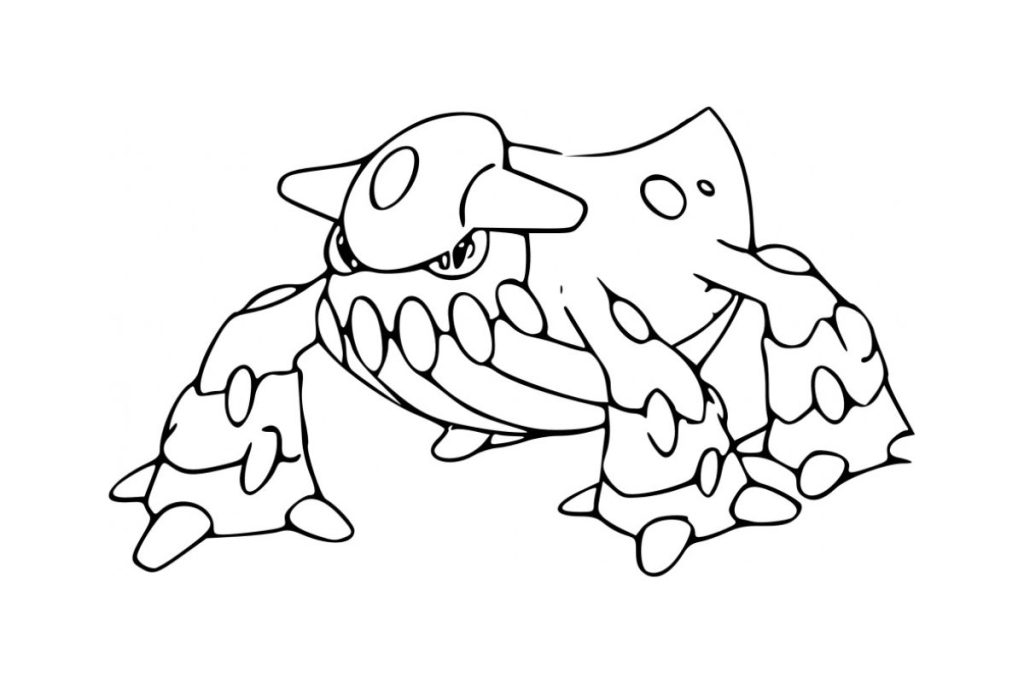coloriage pokemon heatran