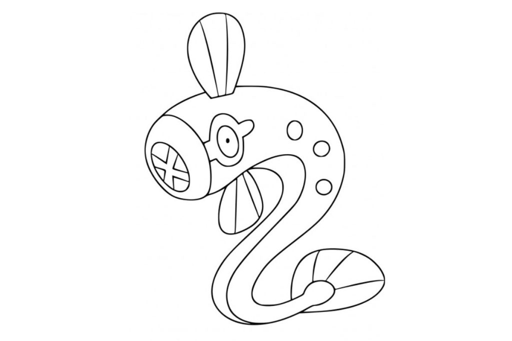 coloriage pokemon lampéroie
