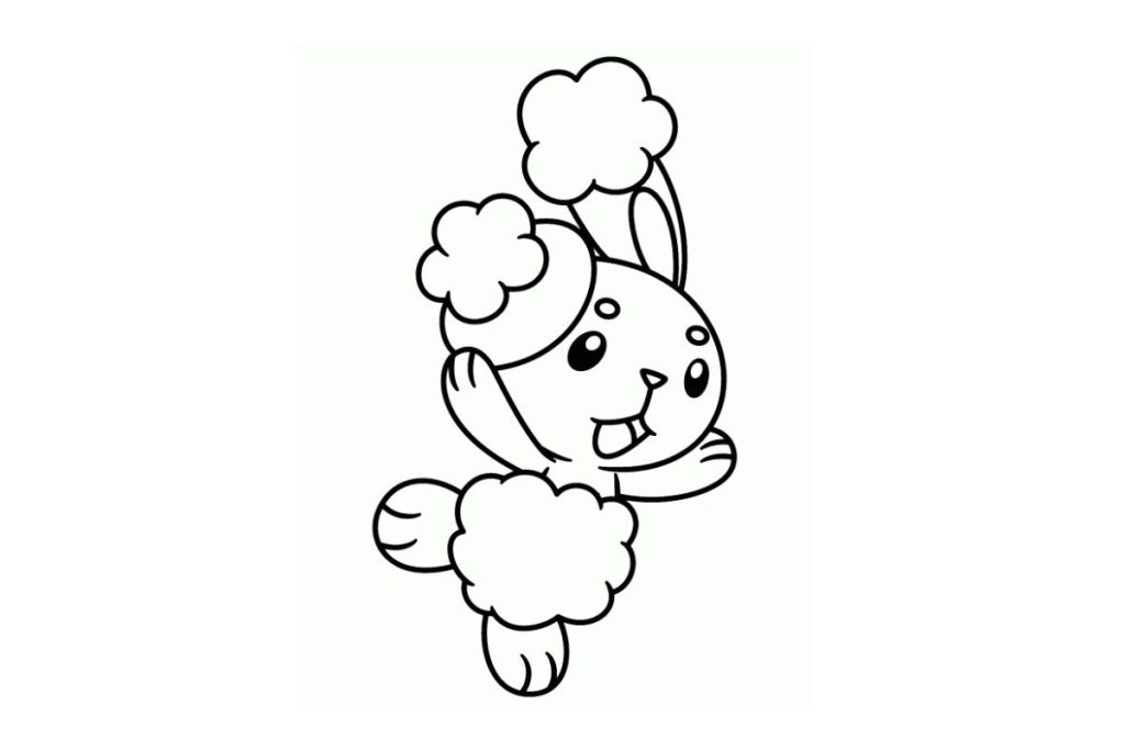 coloriage pokemon laporeille