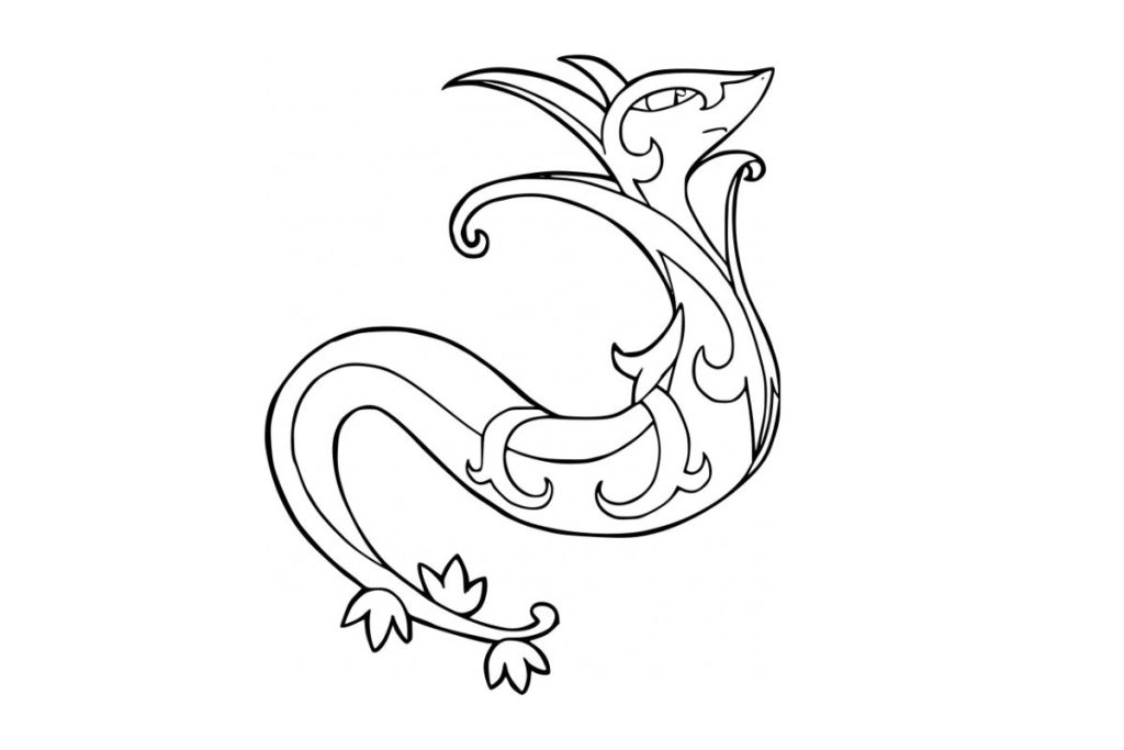 coloriage pokemon majaspic