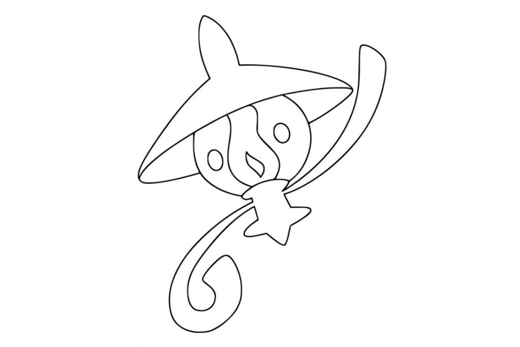 coloriage pokemon mélancolux