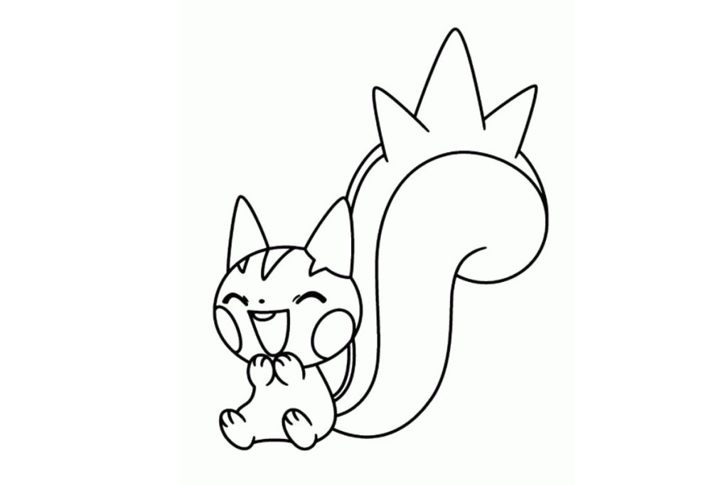coloriage pokemon pachirisu