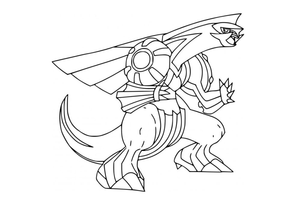 coloriage pokemon palkia