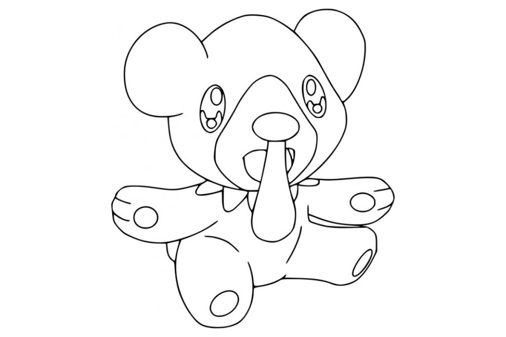 coloriage pokemon polarhume