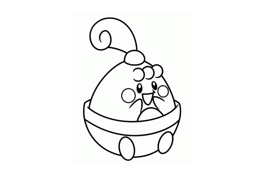 coloriage pokemon ptiravi