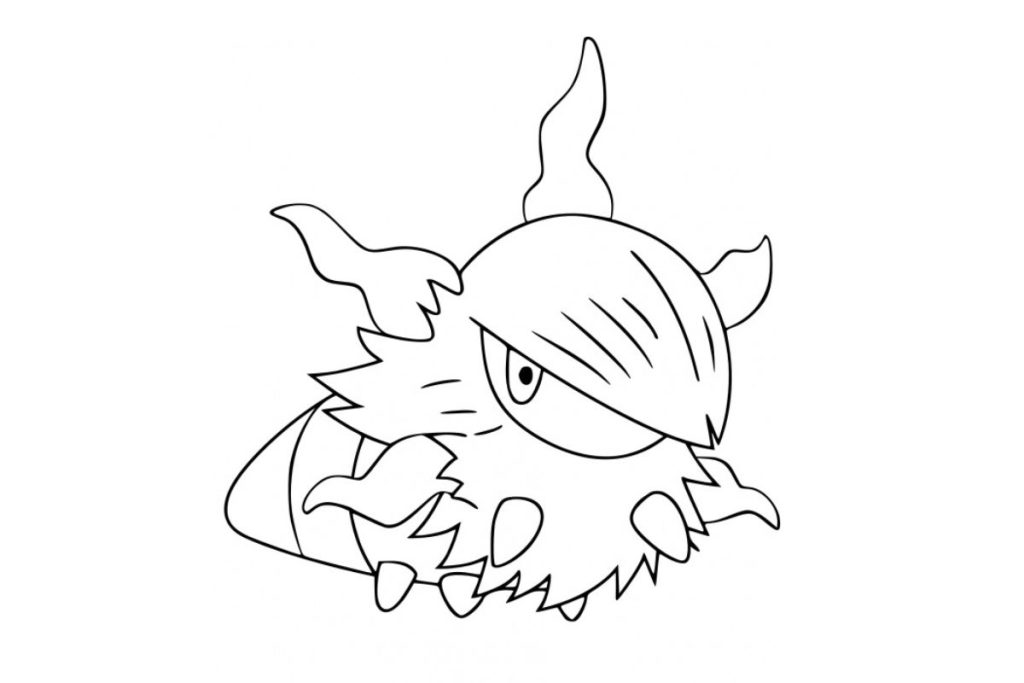 coloriage pokemon pyronille