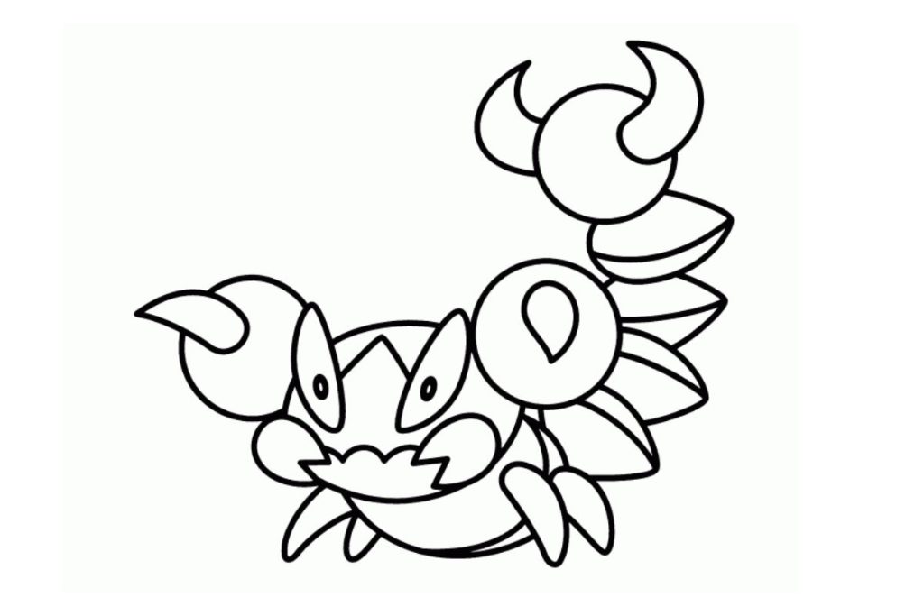 coloriage pokemon rapion