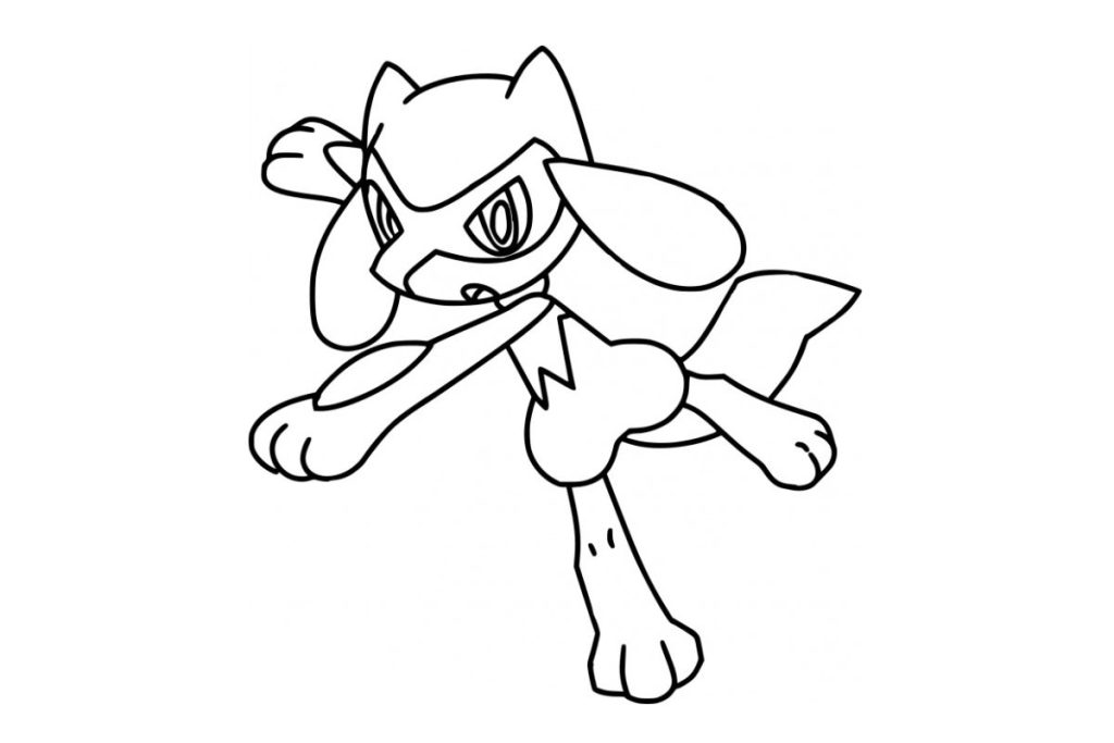 coloriage pokemon riolu