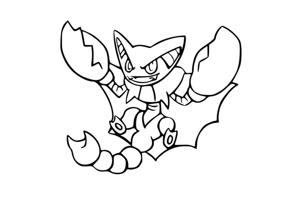 coloriage pokemon scorvol
