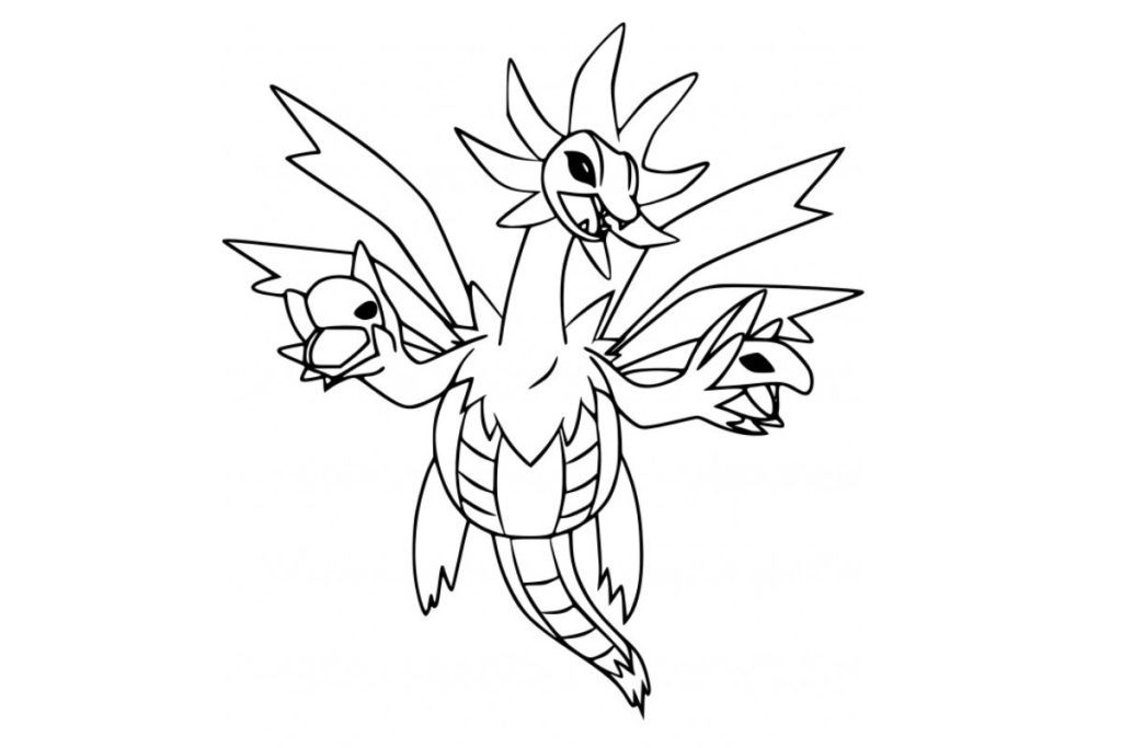 coloriage pokemon trioxhydre