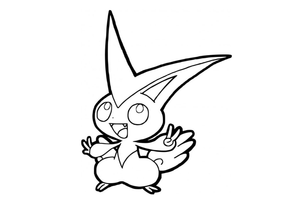 coloriage pokemon victini