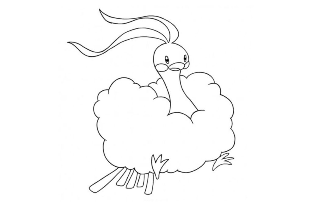 coloriage pokemon altaria