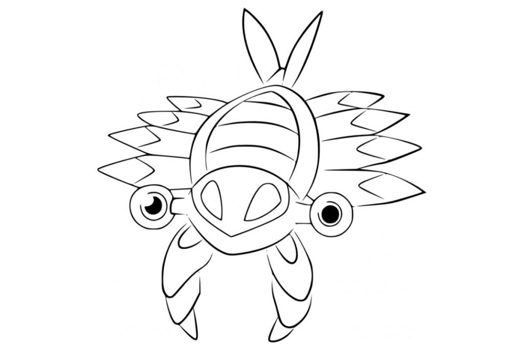 coloriage pokemon anorith