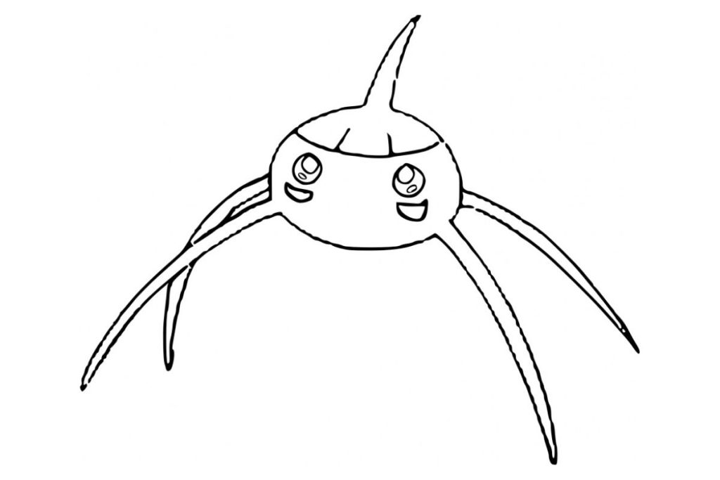 coloriage pokemon arakdo