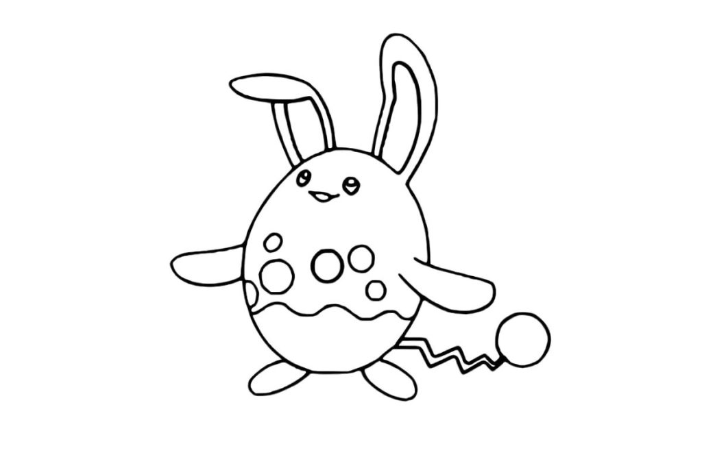 coloriage pokemon azumarill