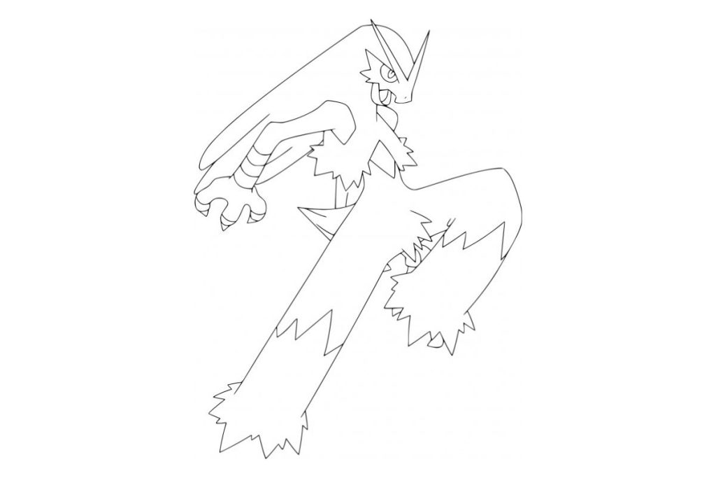 coloriage pokemon basegali
