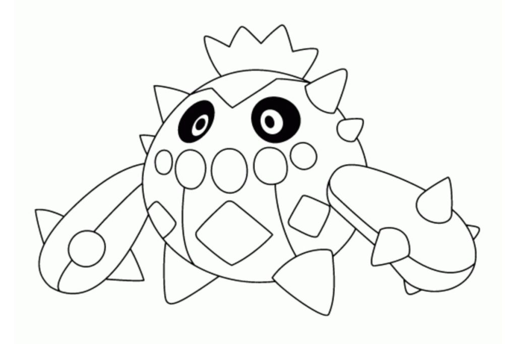 coloriage pokemon cacnea