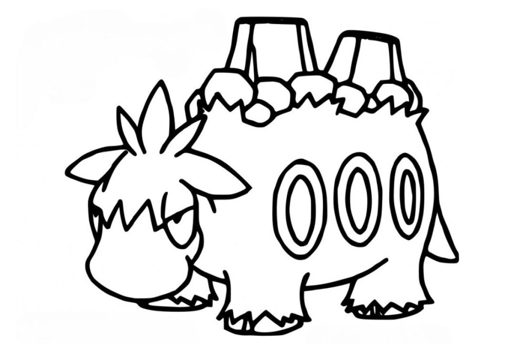 coloriage pokemon camerupt