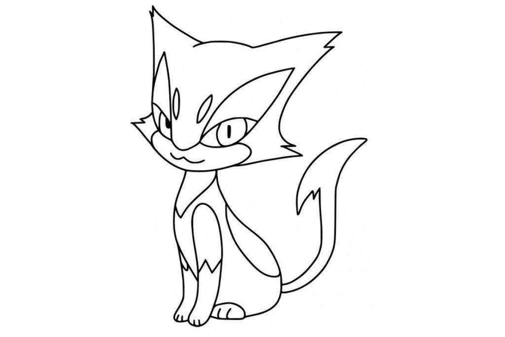 coloriage pokemon chacripan