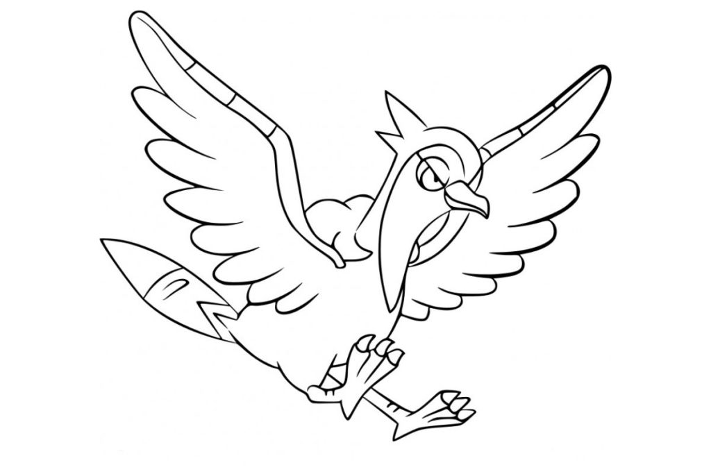 coloriage pokemon colombeau