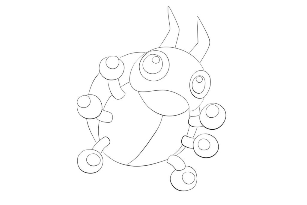 coloriage pokemon coxy