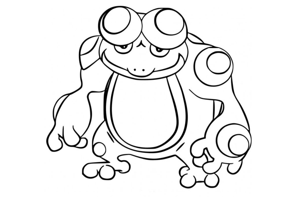 coloriage pokemon crapustule