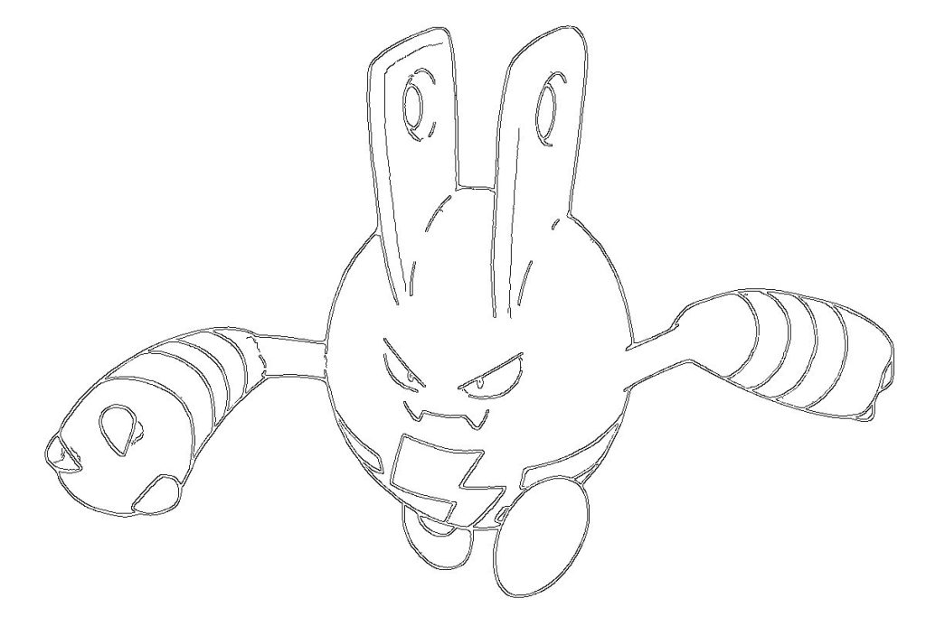 coloriage pokemon elekid