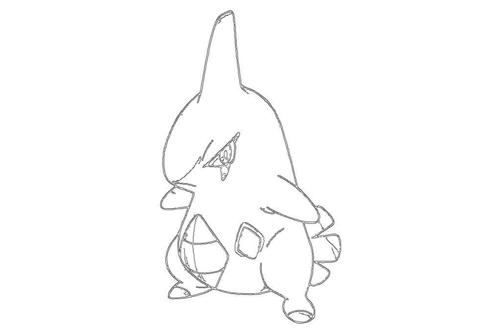 coloriage pokemon embrylex
