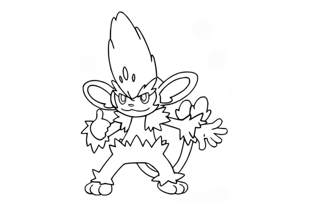 coloriage pokemon feuiloutan