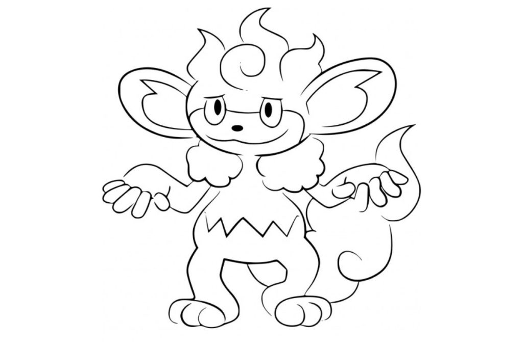coloriage pokemon flamoutan