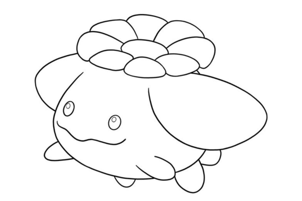 coloriage pokemon floravol