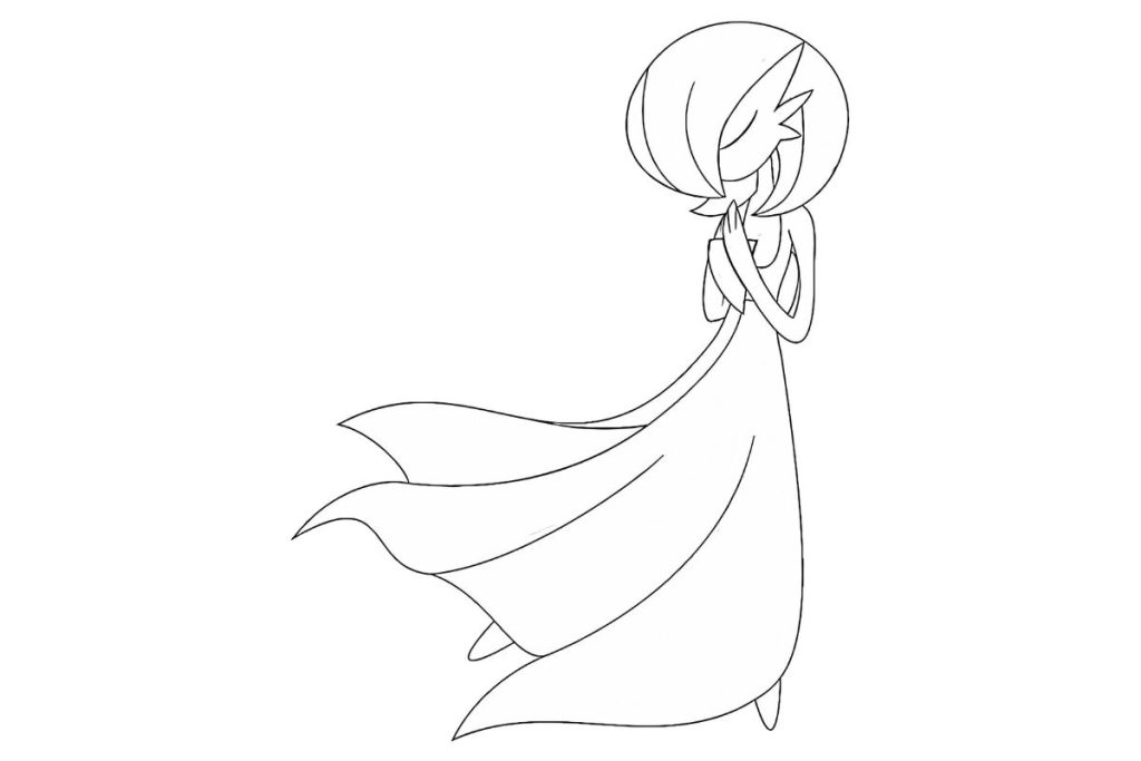 coloriage pokemon gardevoir