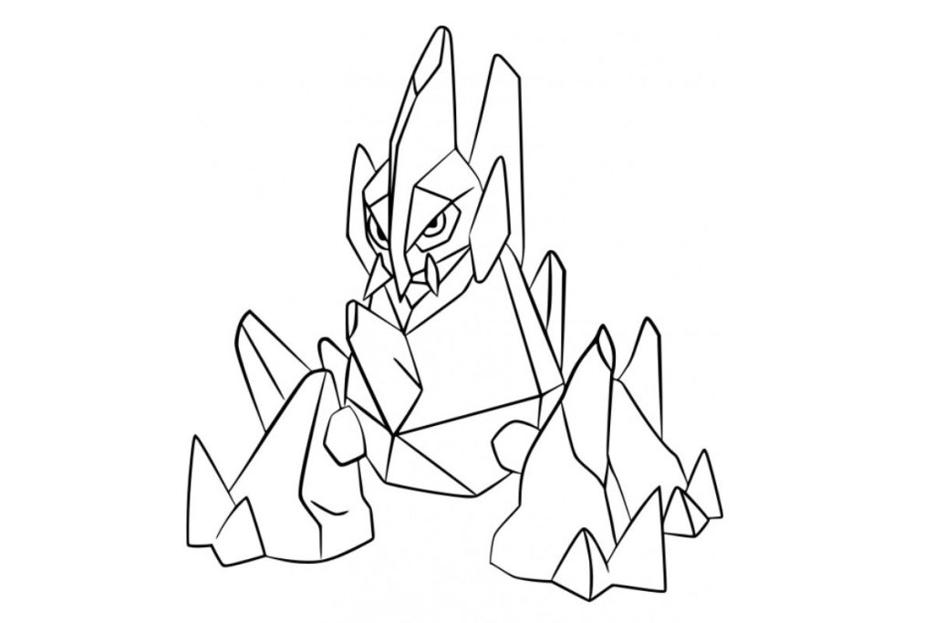 coloriage pokemon gigalithe