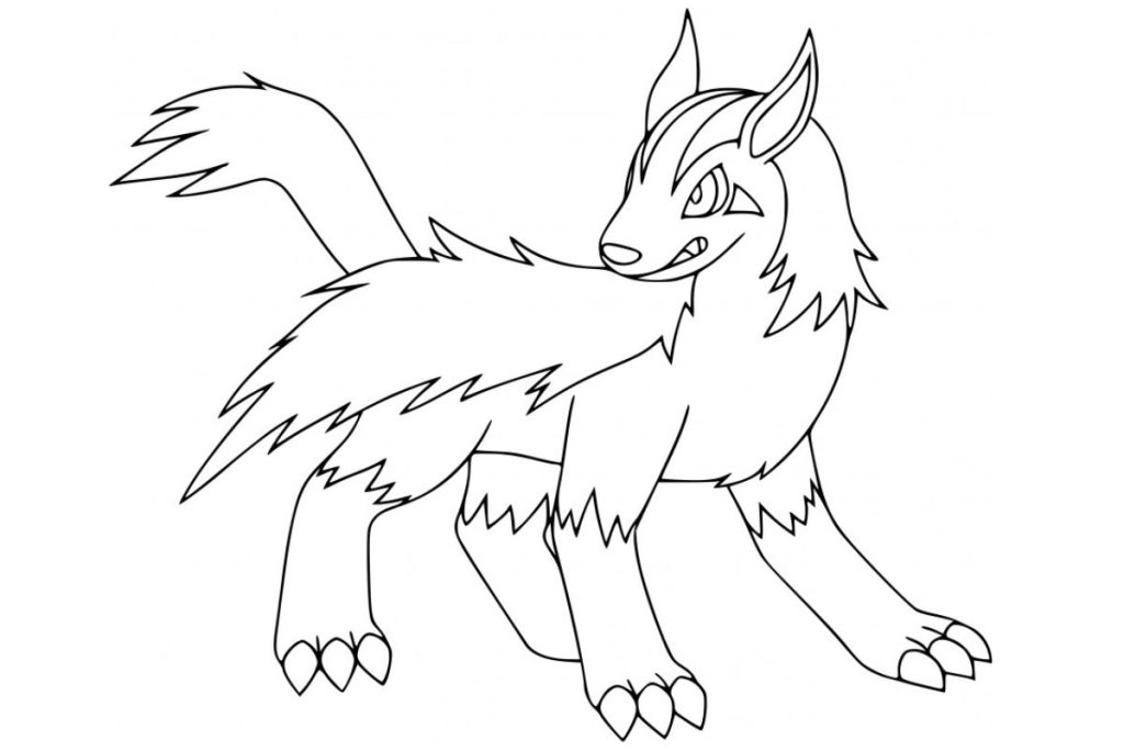 coloriage pokemon grahyena