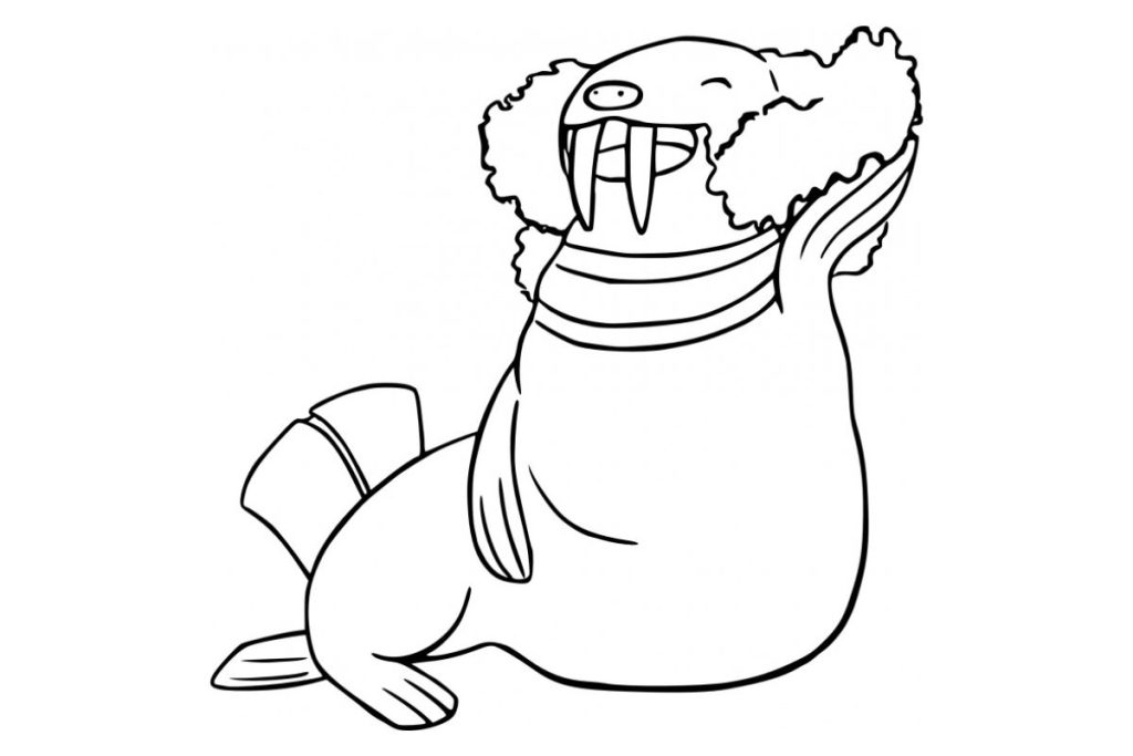 coloriage pokemon kaimorse