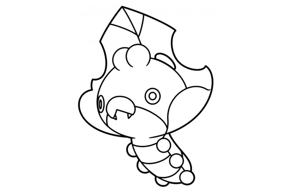 coloriage pokemon larveyette