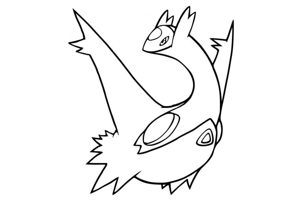 coloriage pokemon latios
