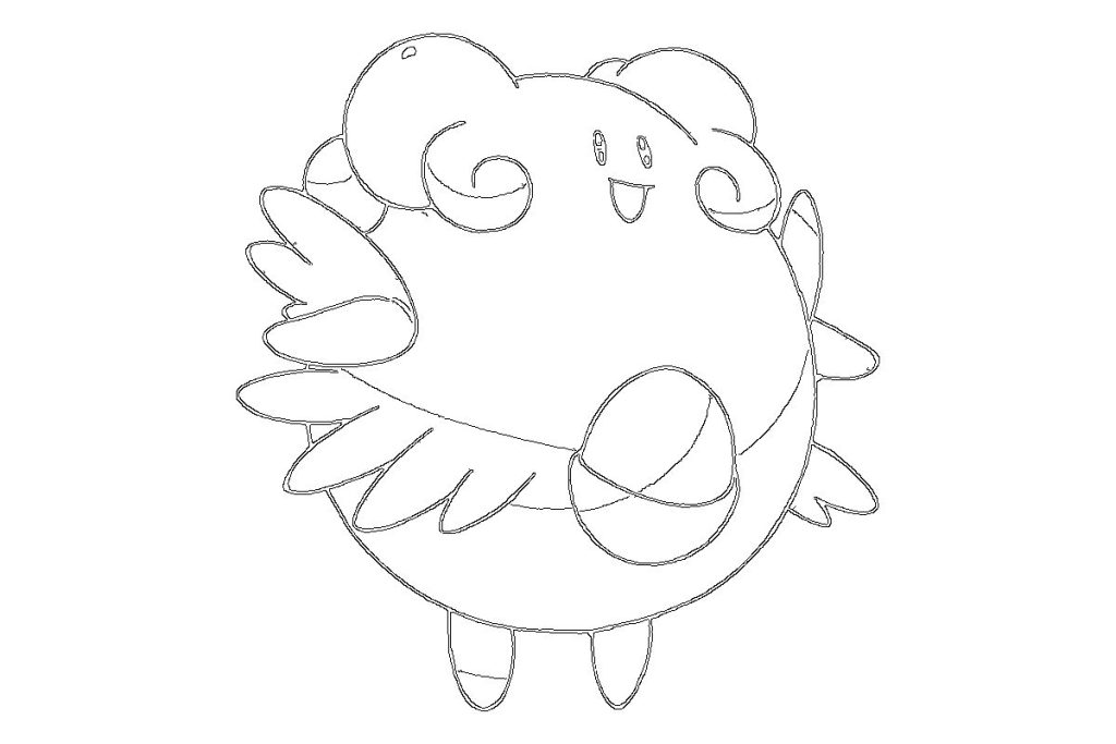 coloriage pokemon leuphorie