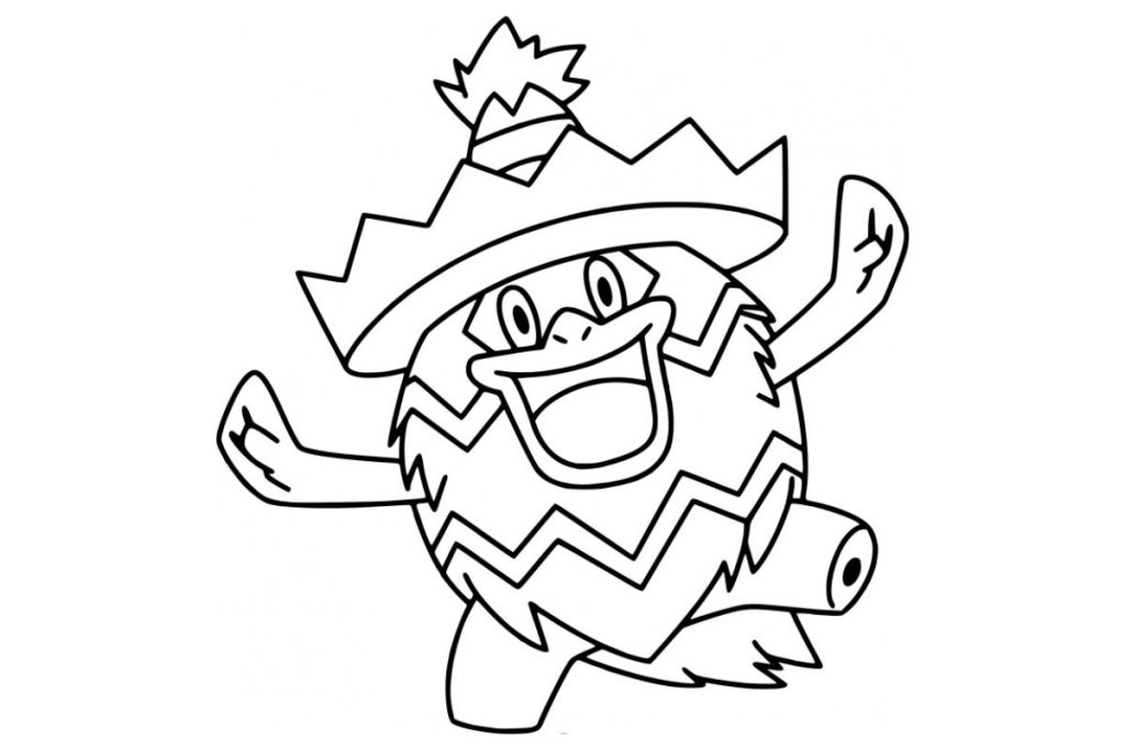 coloriage pokemon ludicolo