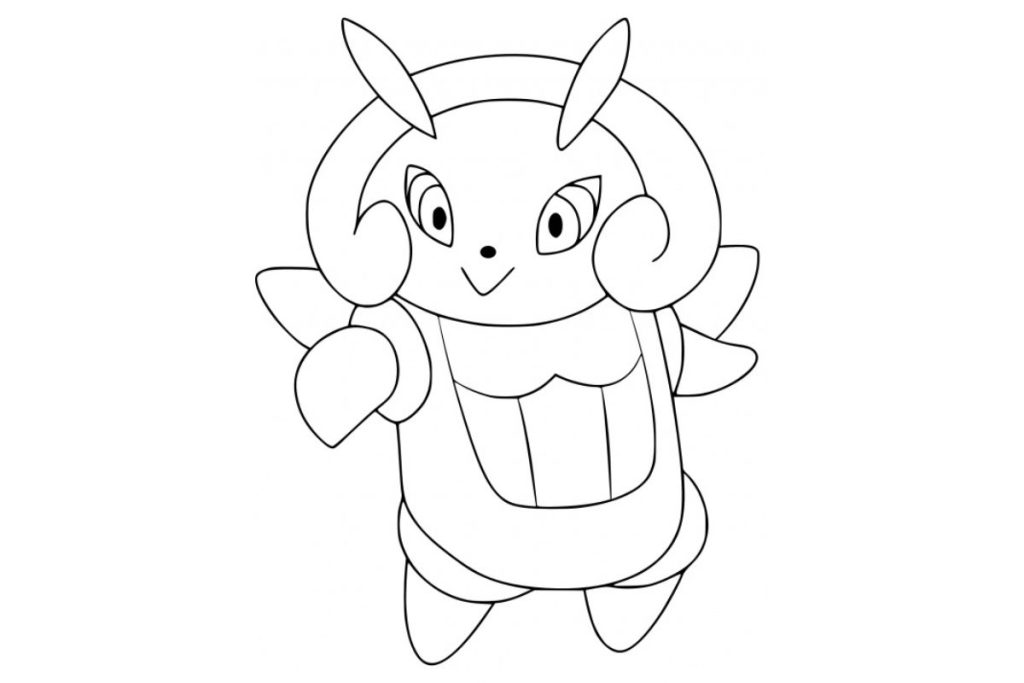 coloriage pokemon lumivole