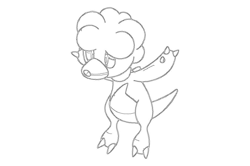 coloriage pokemon magby